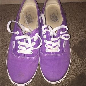 Vans- purple size 8.5 women’s